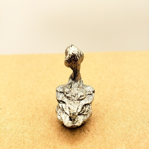 Miniature Pewter Figurines Angel Choir Girl, Violinist, Duck, Shadow Printer Box - Picture 5 of 8